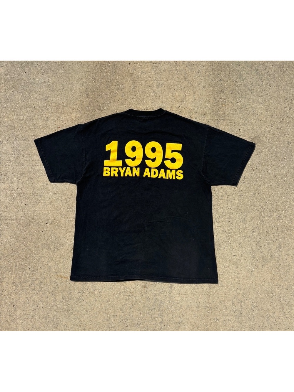 Vintage 1995 Bryan Adams Tour Graphic T Shirt XL Concert Tee